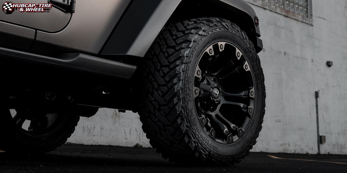 vehicle gallery/jeep wrangler fuel vapor d560 20X9 Matte Black wheels and rims